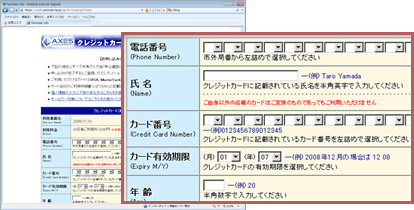 AXES Paymentの対策